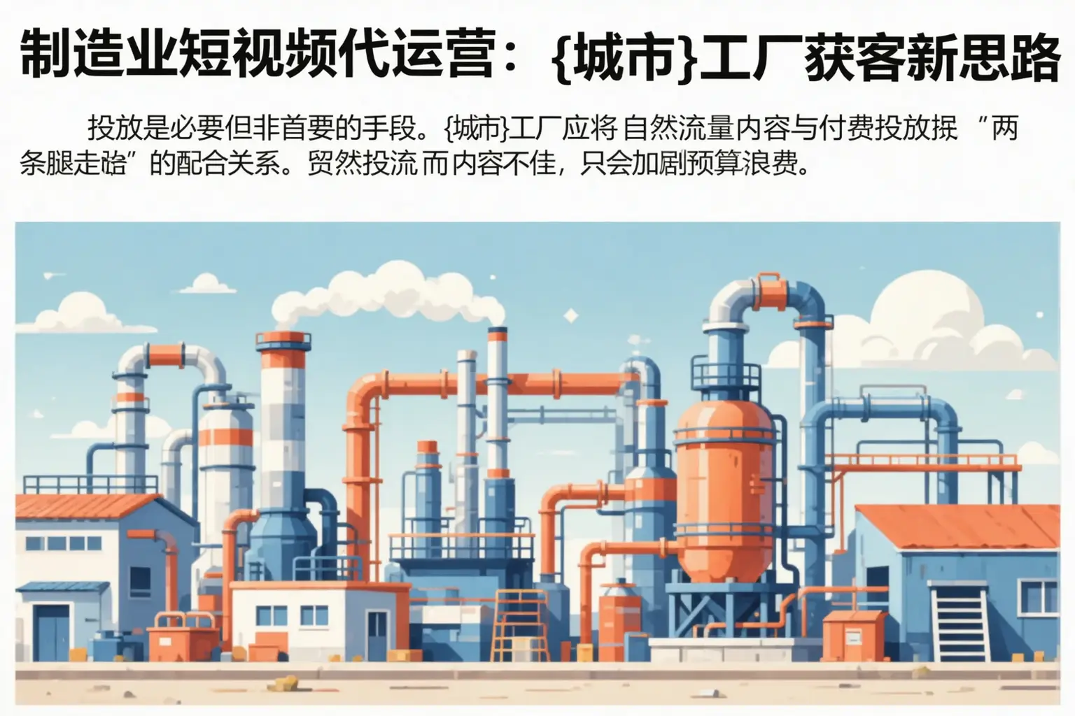 制造业短视频代运营:玉泉工厂获客新思路