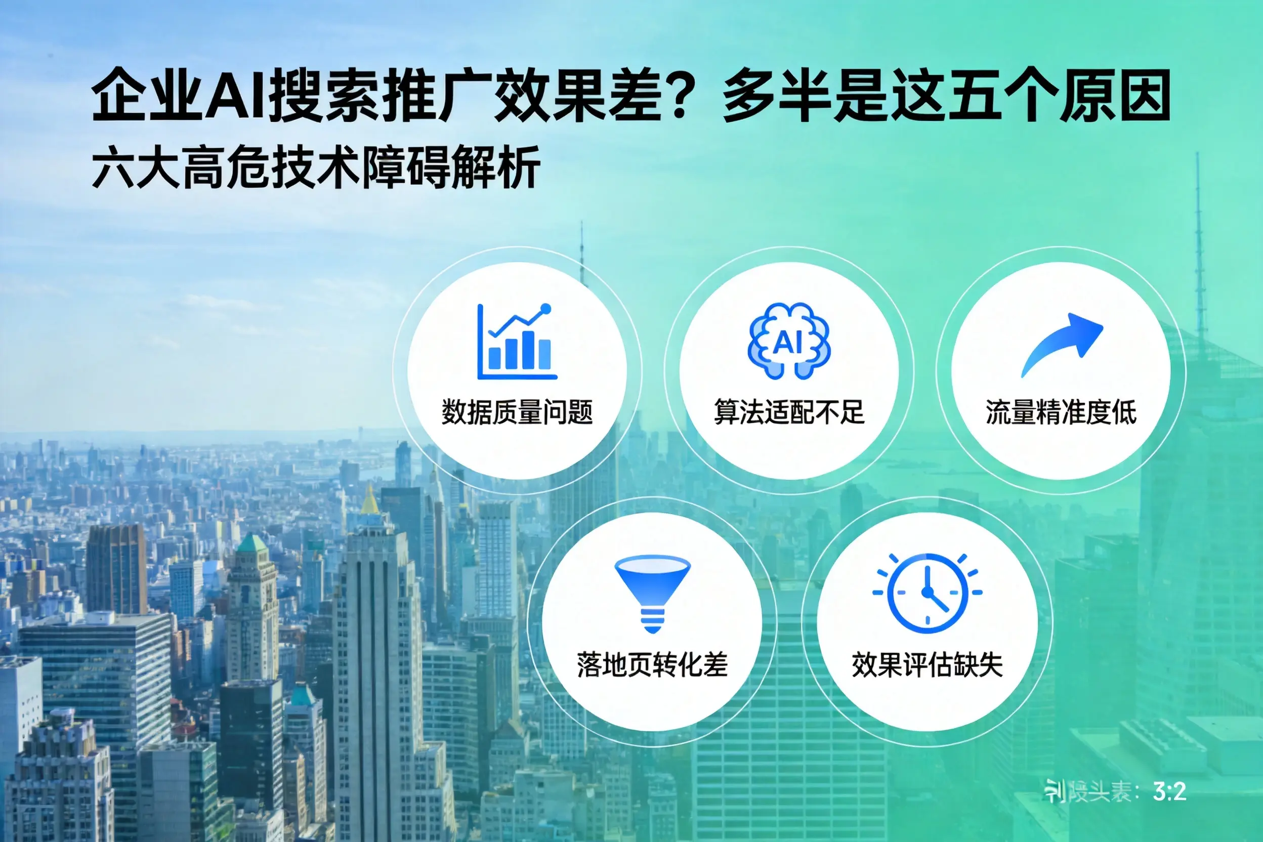 玉泉企业AI搜索推广效果差?多半是这五个原因